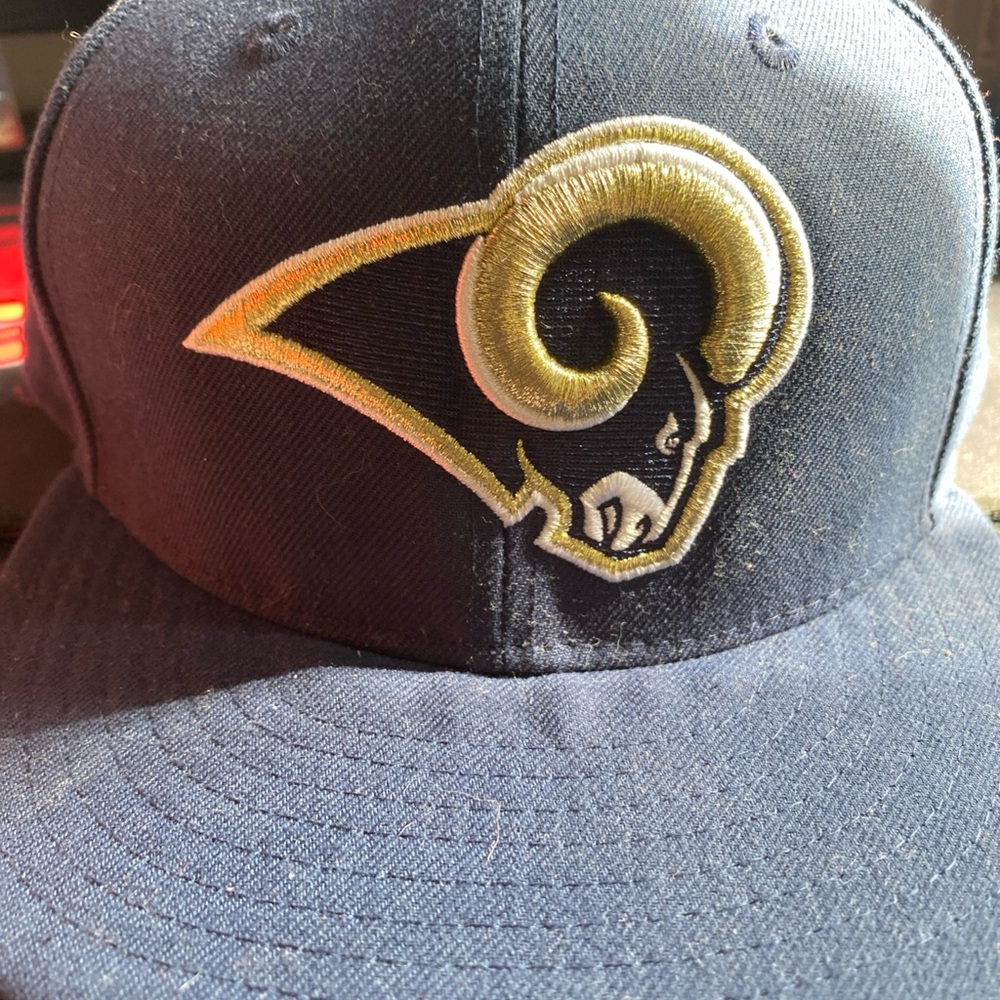 NFL Navy Cap with Red and White Logo